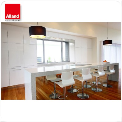 modern design modular white high glossy kitchen cabinet with all accessories made in China